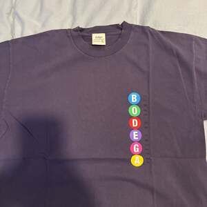 NWT Bodega DOT T-SHIRT CHARCOAL grey Size‎ Large
